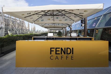 Take you to FENDI CAFFE in Milan 